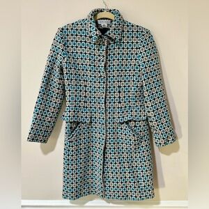 Vintage geometric wool blend Nine West coat